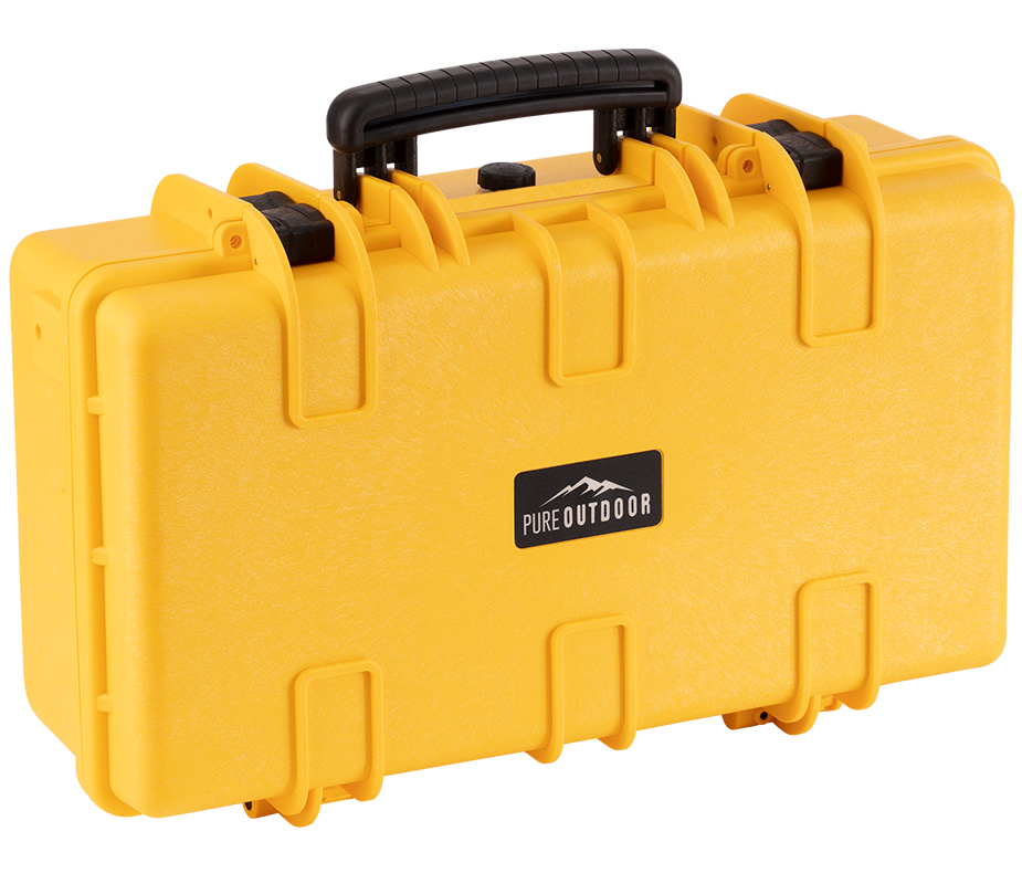 Y9TRVNZ AxiGear Waterproof/Airtight Hard Case with DIY Customizable Foam  Insert 19 x 14 x 8in (Yellow)
