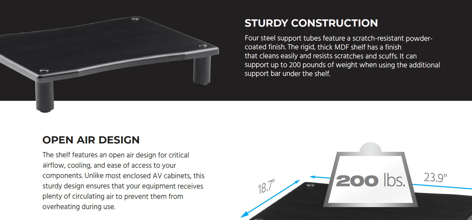 Audio/Component Stand XL