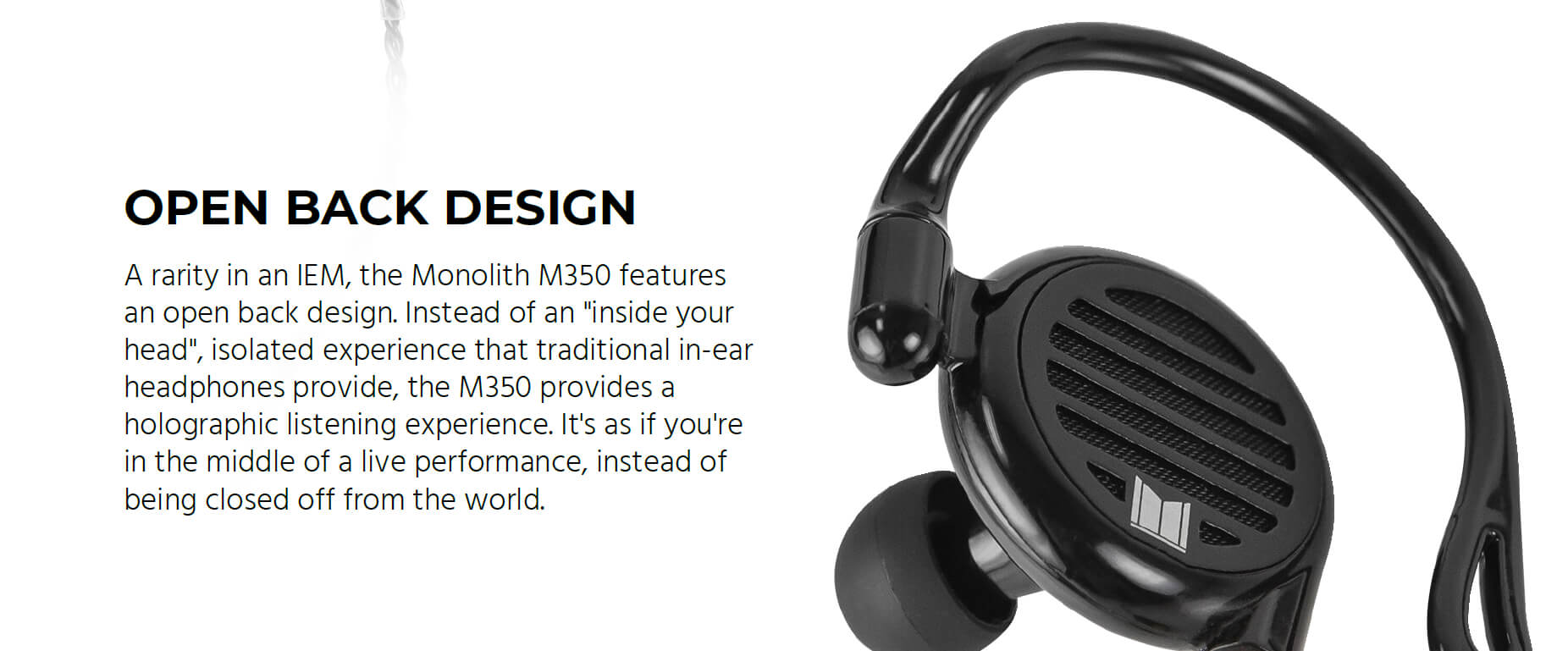 Monolith electrostatic online headphones