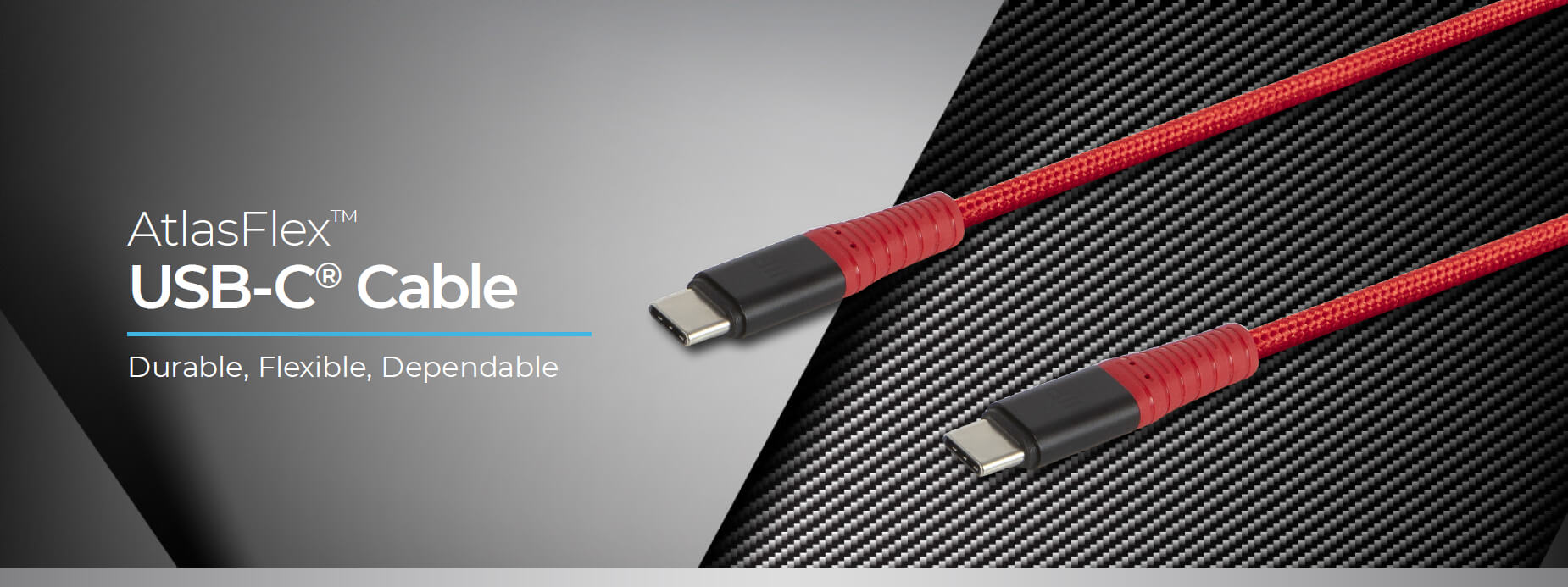 AtlasFlex USB-C Cable | Durable, Flexible, Dependable