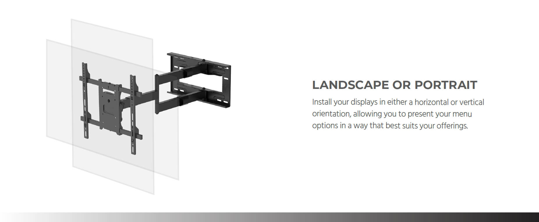 Innovative 8326-13 Vertical Wall Mounting Track with 13 length