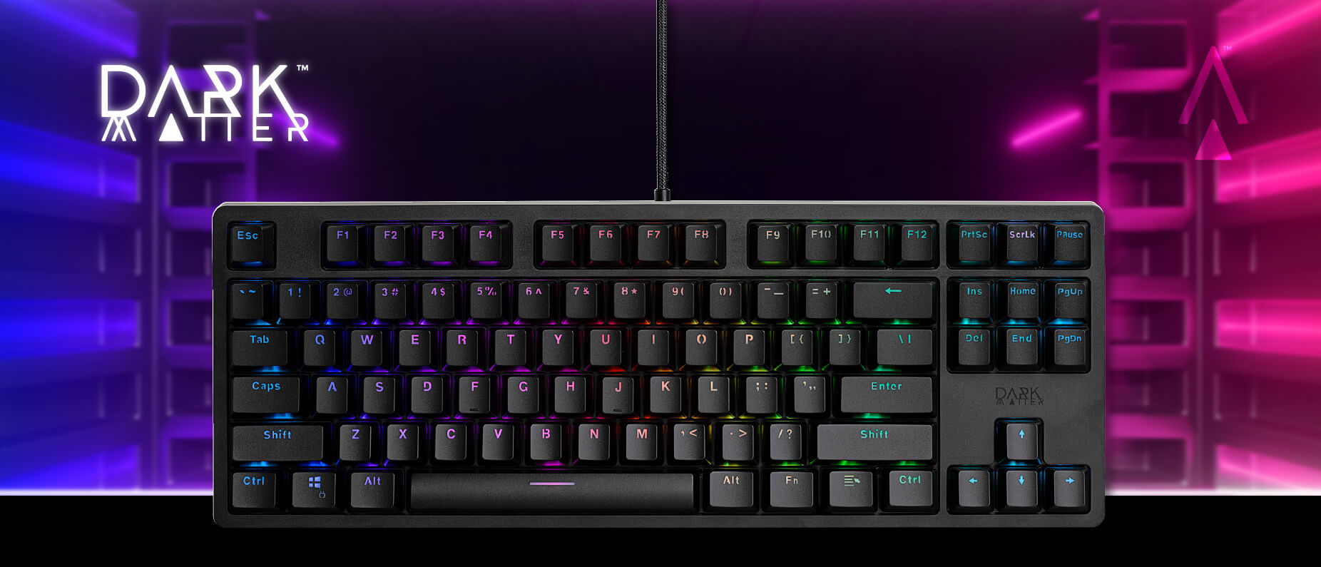 特別価格Monoprice Collider TKL Gaming Keyboard - Cherry MX (Speed Silver), RGB  Back好評販売中 クラシック