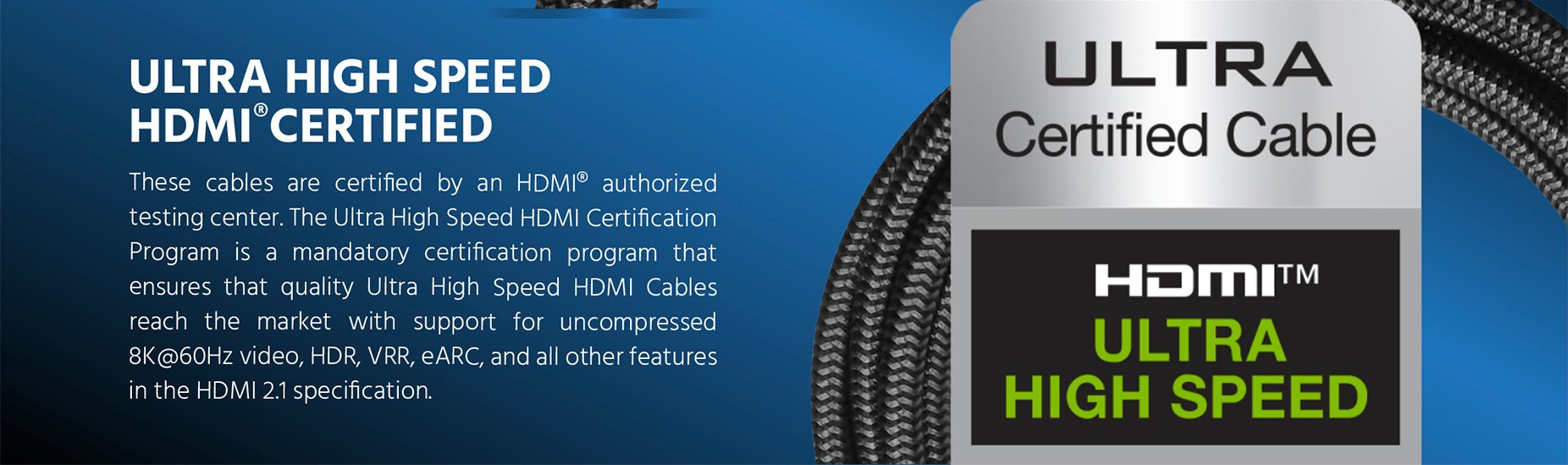 8K Braided Ultra High Speed HDMI Cable