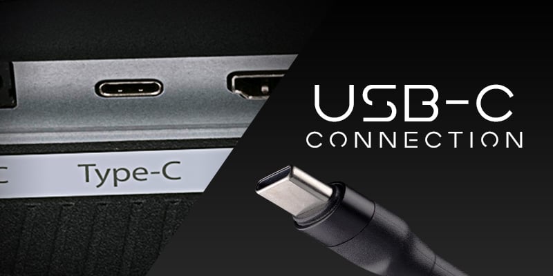 USB-C VIDEO INPUT WITH 15W PD