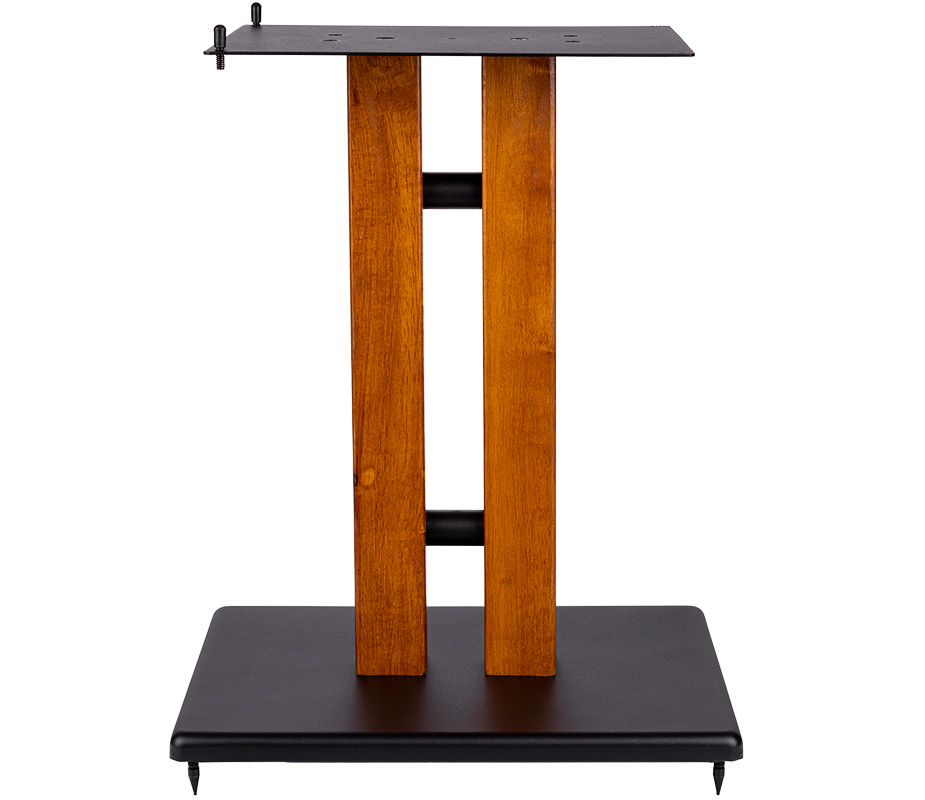 Monolith by Monoprice 18in Cherry Wood Speaker Stand with