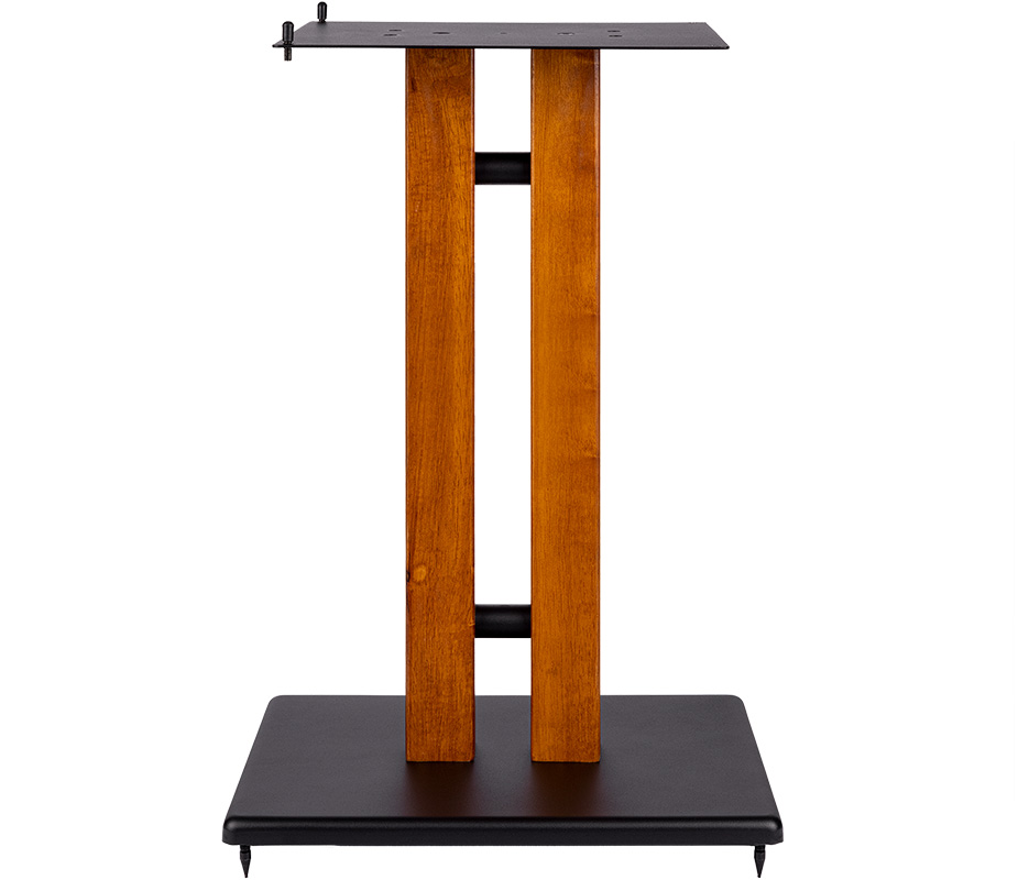 Monolith by Monoprice 28in Cherry Wood Speaker Stand with