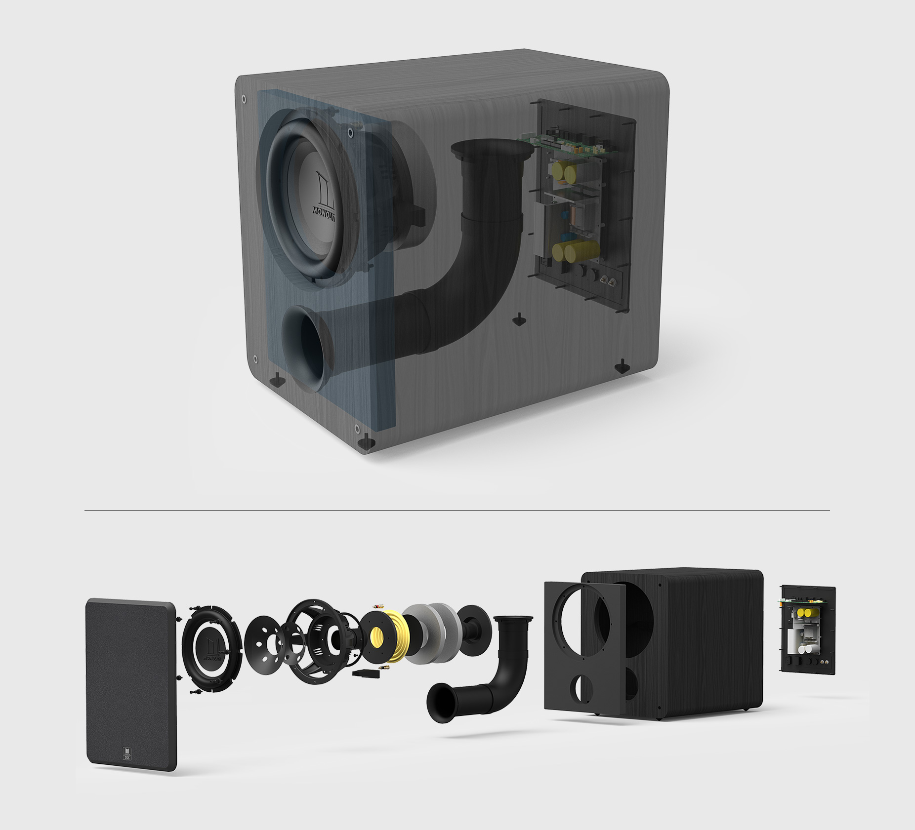 Monoprice monolith 10 store subwoofer