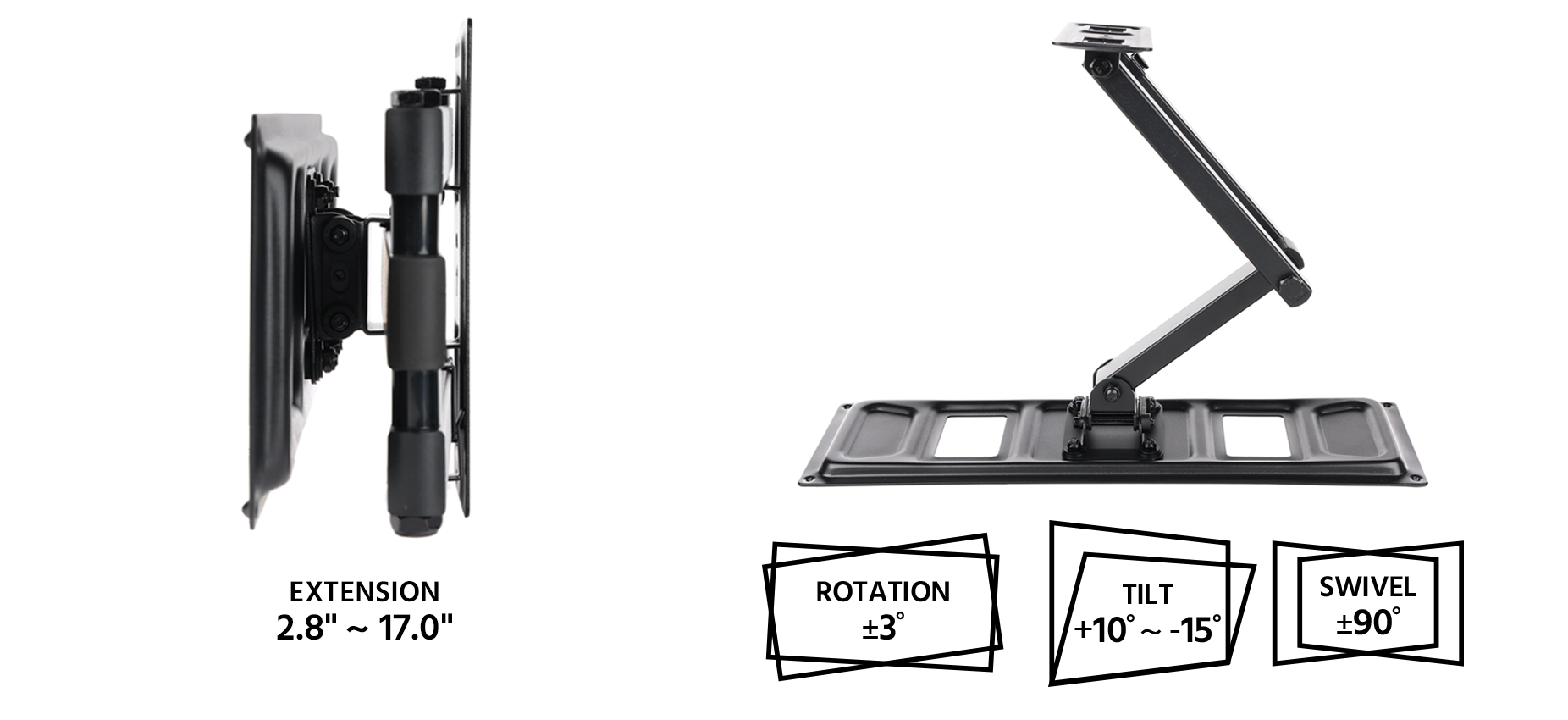 FULL-MOTION ARTICULATING WALL MOUNT