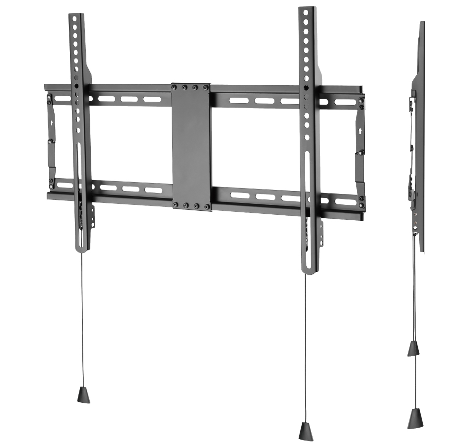 Monoprice COMBO Essential Fixed TV Wall Mount Bracket Low Profile For 10 To  26 TVs up to 30lbs Max VESA 100x100 Heavy Duty Concrete and Brick