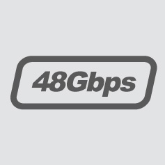 Up to 48Gbps Bandwidth