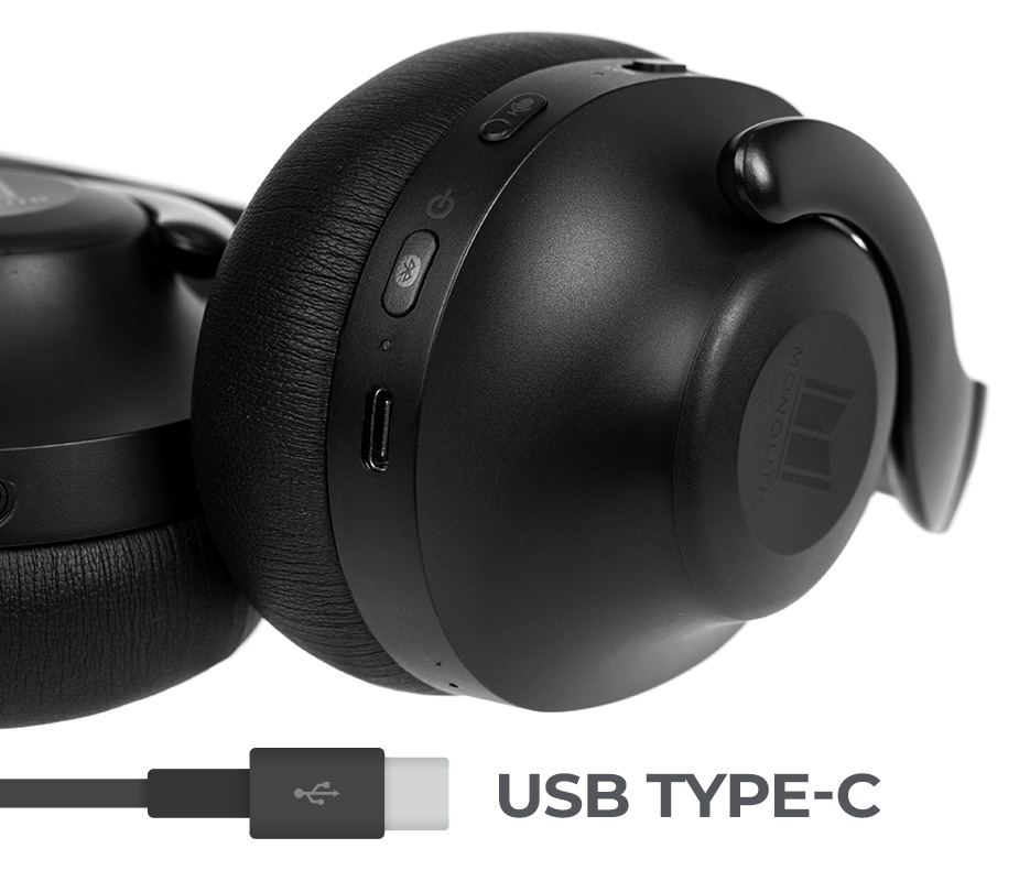 Monolith™ by Monoprice™ M1000ANC Bluetooth® Headphones with Active Noise Cancellation