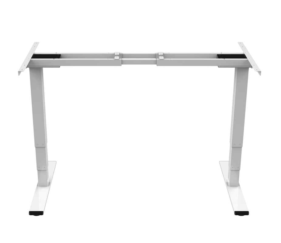 Dim Positive tragedy Monoprice Dual Motor Height Adjustable 3-Stage Electric Sit-Stand Desk  Frame, v2, White - Monoprice.com