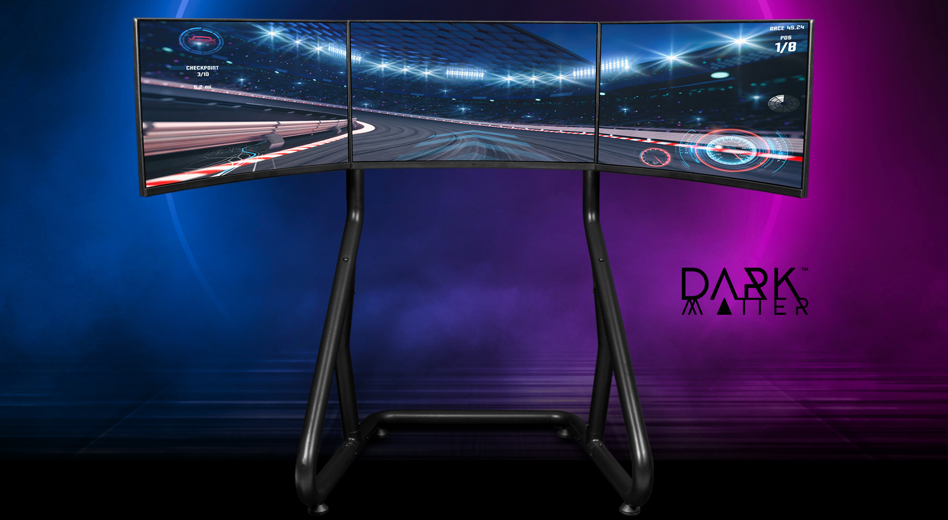Support triple moniteur Downforce – Outshine Gaming
