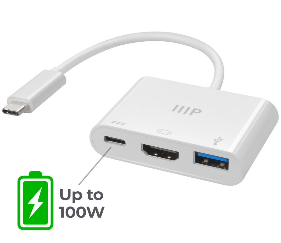 USB-C to HDMI + Charge Adapter