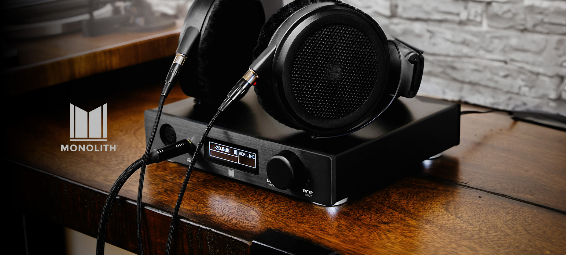 Monolith by Monoprice Desktop Balanced Headphone Amplifier and ESS