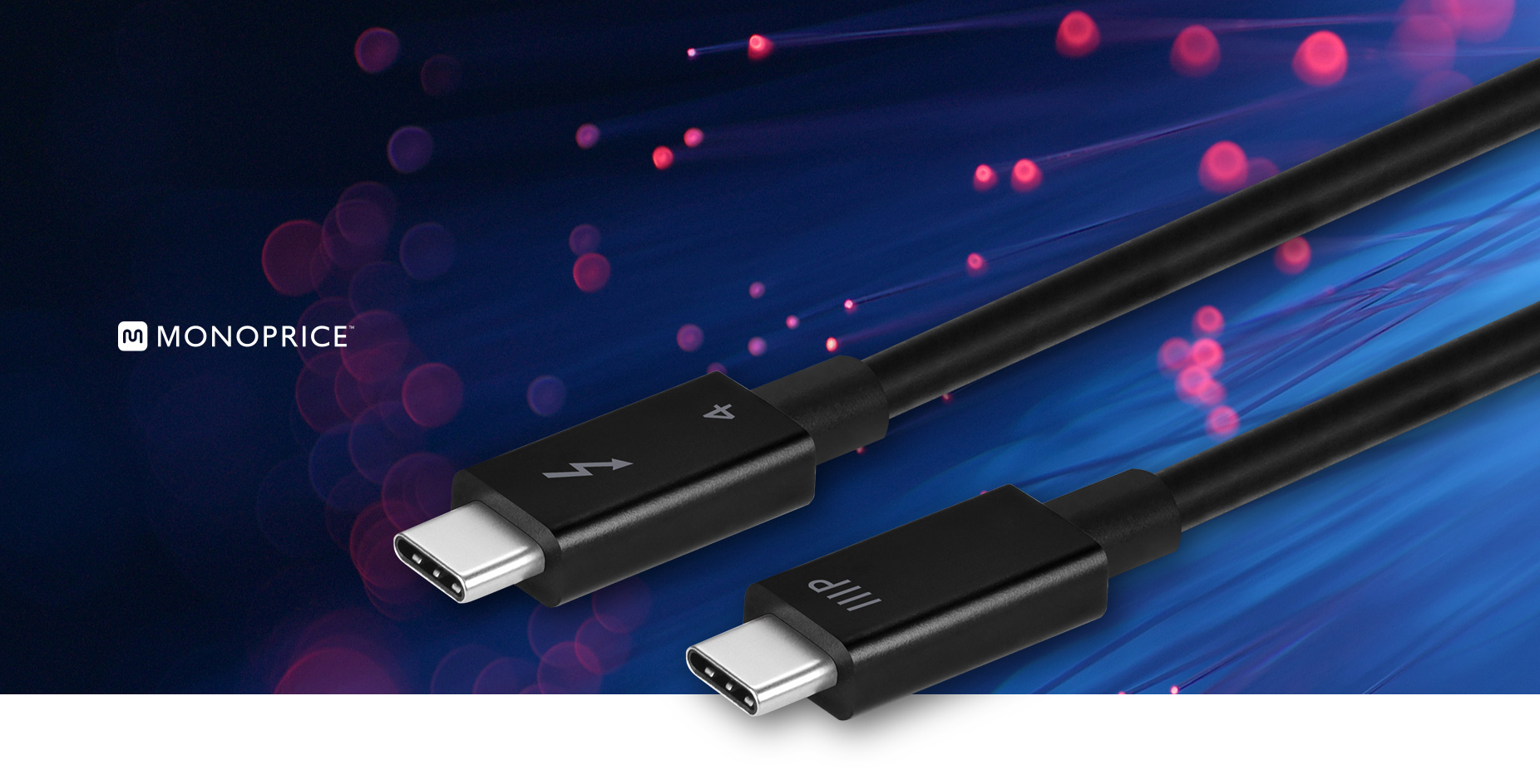 GOPALA Thunderbolt 4 Pro USB4 Cable – 6ft, 40Gbps, 240W, USB-C, Light Blue