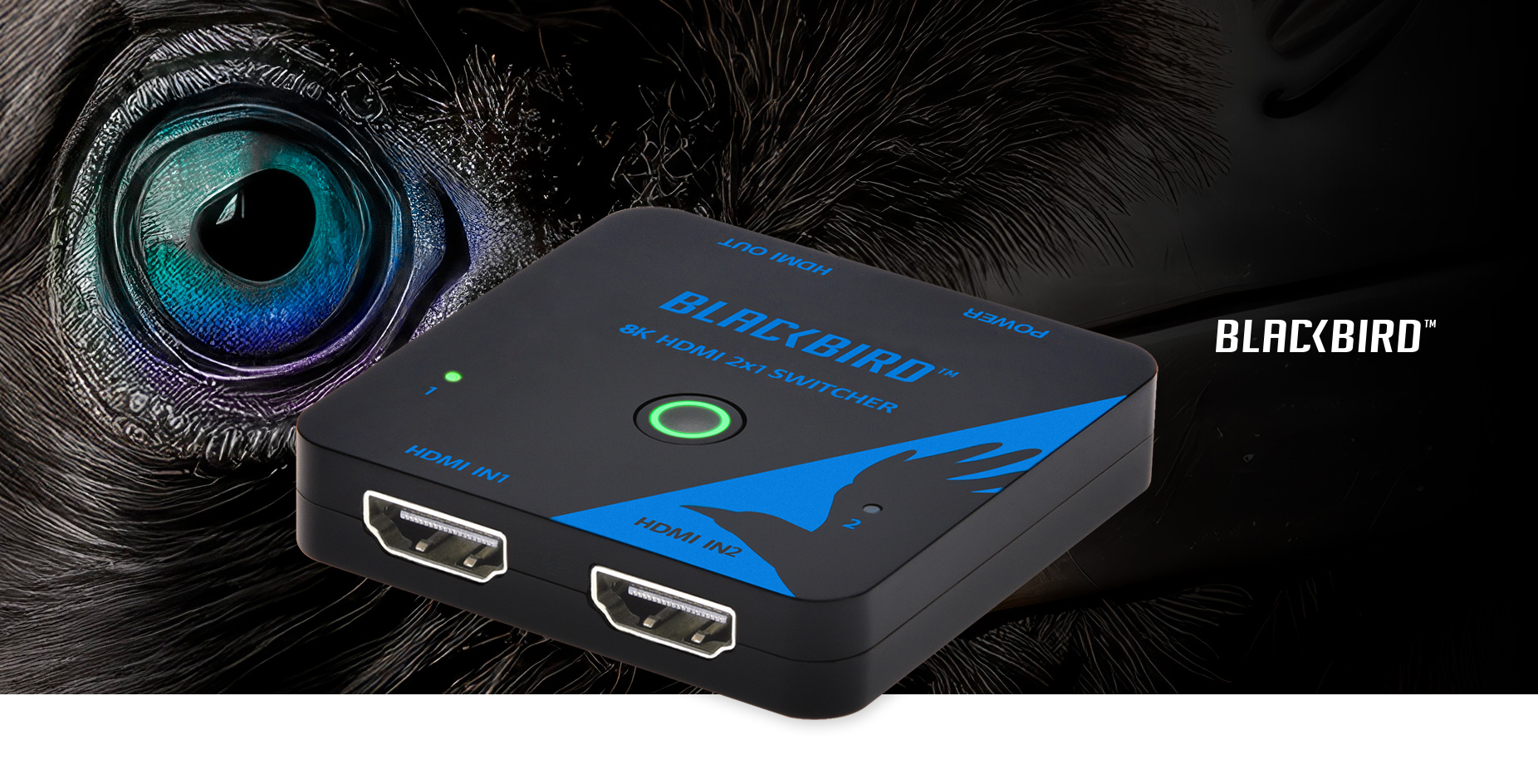 Monoprice Blackbird 4K HDMI 2x4 Splitter and Switch 