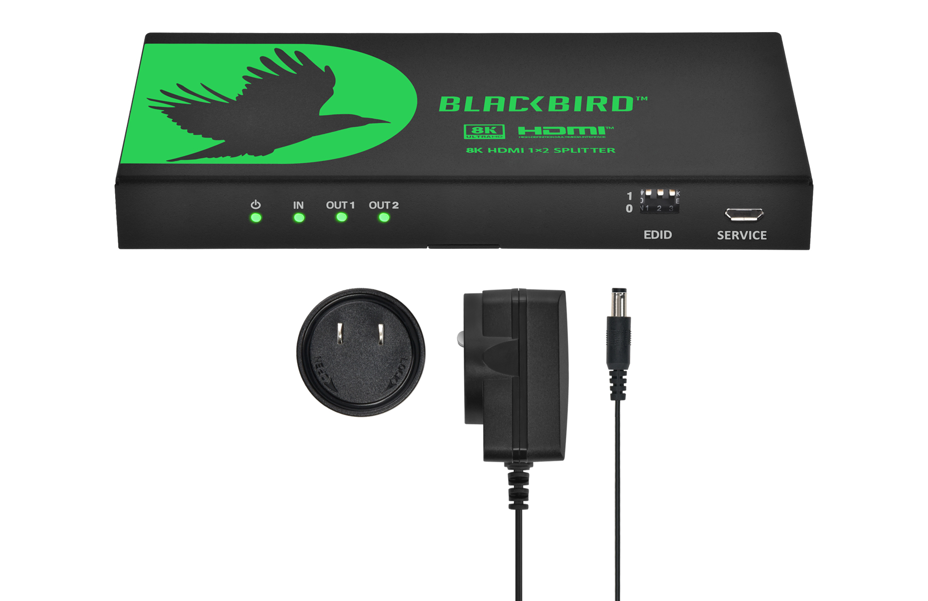 Monoprice Blackbird 8K Dual Function Splitter/Switch (1x2 Splitter