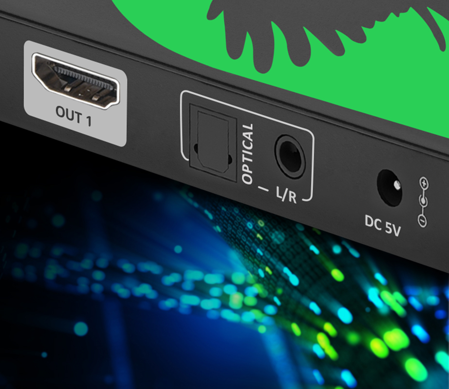 Monoprice Blackbird 8K60 1x4 Video Splitter with HDMI plus