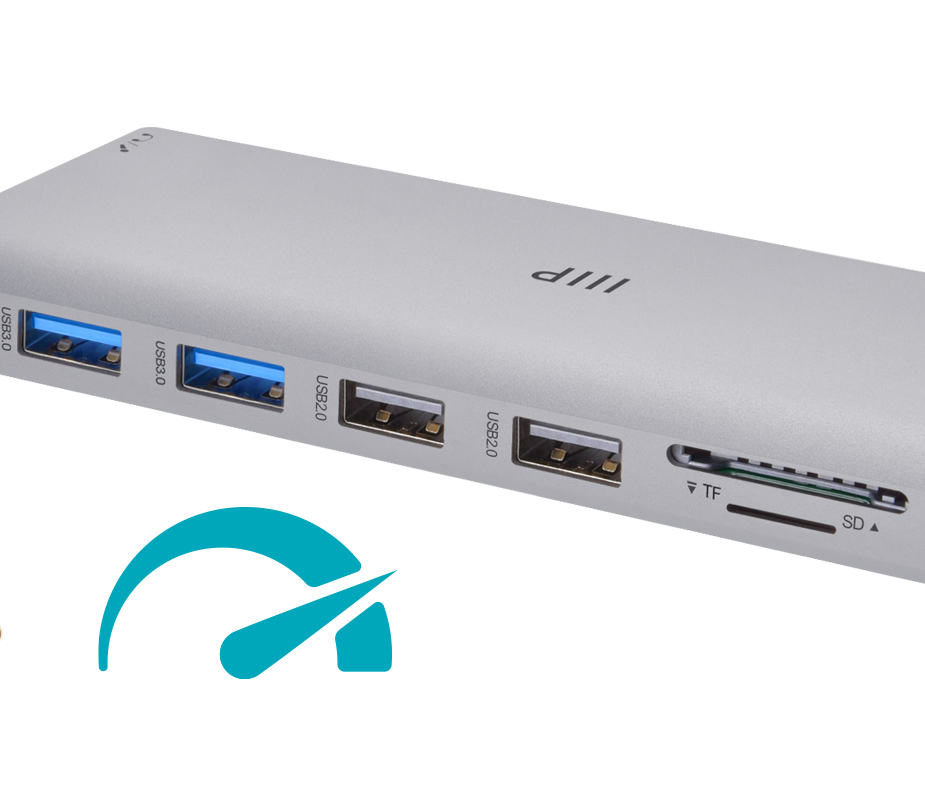 Monoprice 13-in-1 Dual-HDMI + DisplayPort Multi-Stream Transport (MST) Dock
