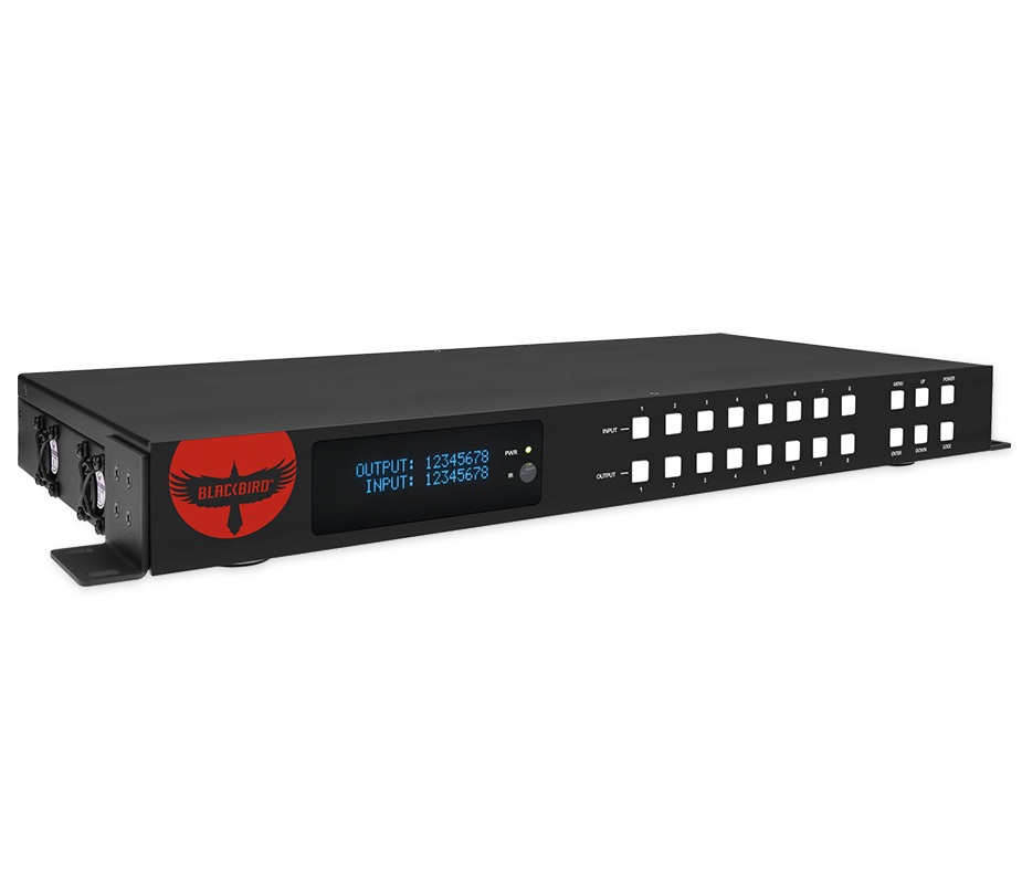 Monoprice Blackbird Pro-Series 4K60 8x8 Video Matrix, YUV 4:4:4