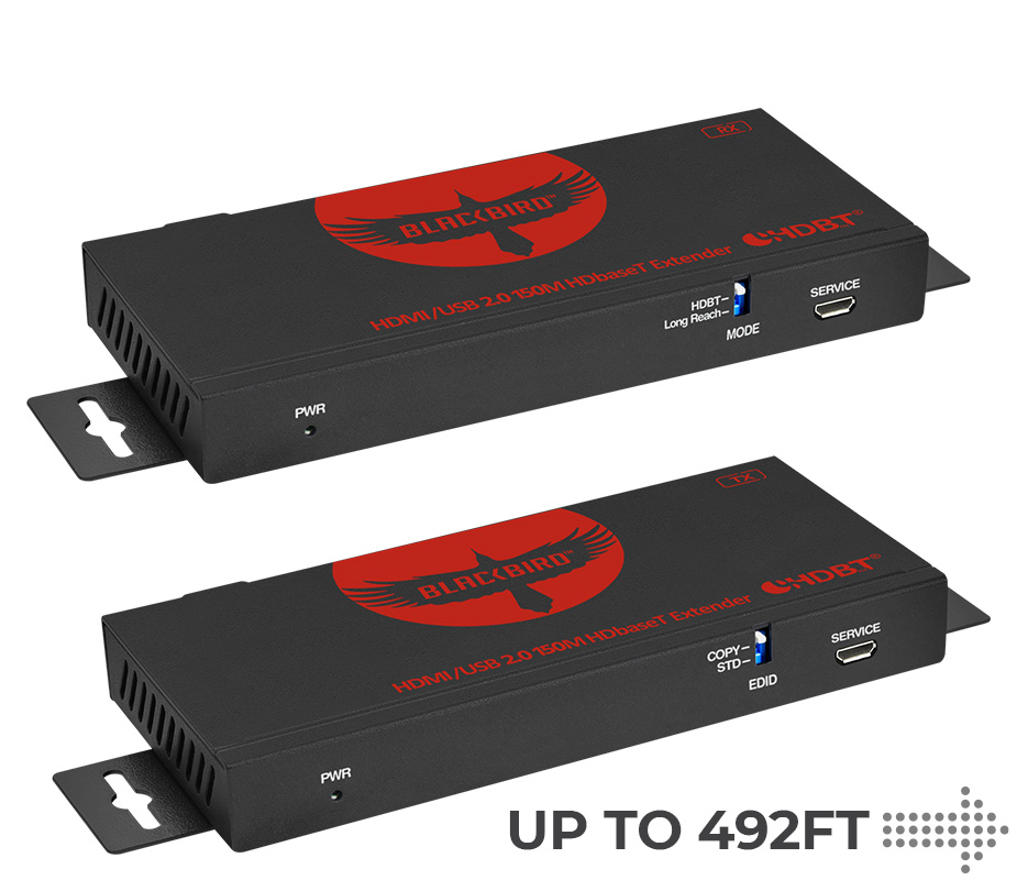 Monoprice Blackbird 4K60 Pro-Series 18Gbps HDBaseT Extender (150m