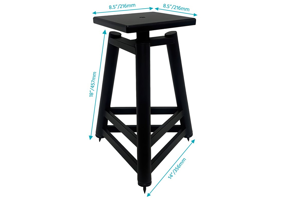 Monolith by Monoprice Easel Style Speaker Stand, 18in (Each