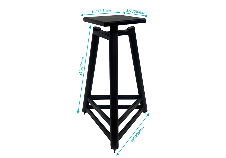 Monolith by Monoprice Easel Style Speaker Stand, 24in (Each