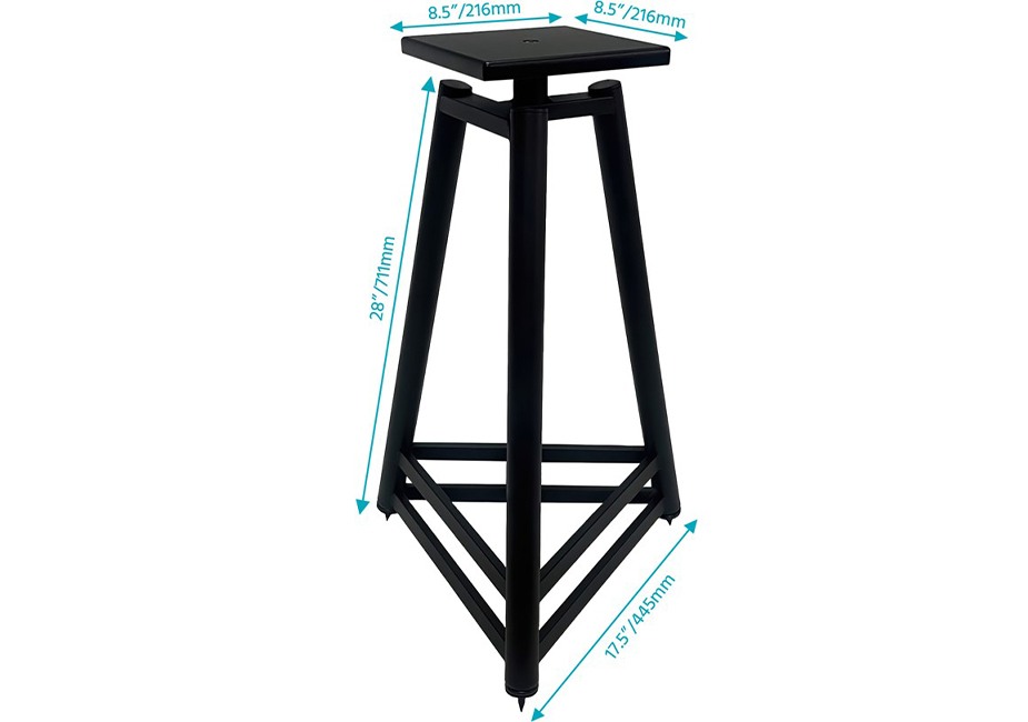 Monolith by Monoprice Easel Style Speaker Stand, 28in (Each