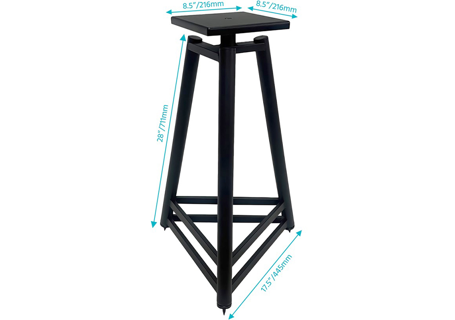 Monolith by Monoprice Easel Style Speaker Stand, 28in (Each