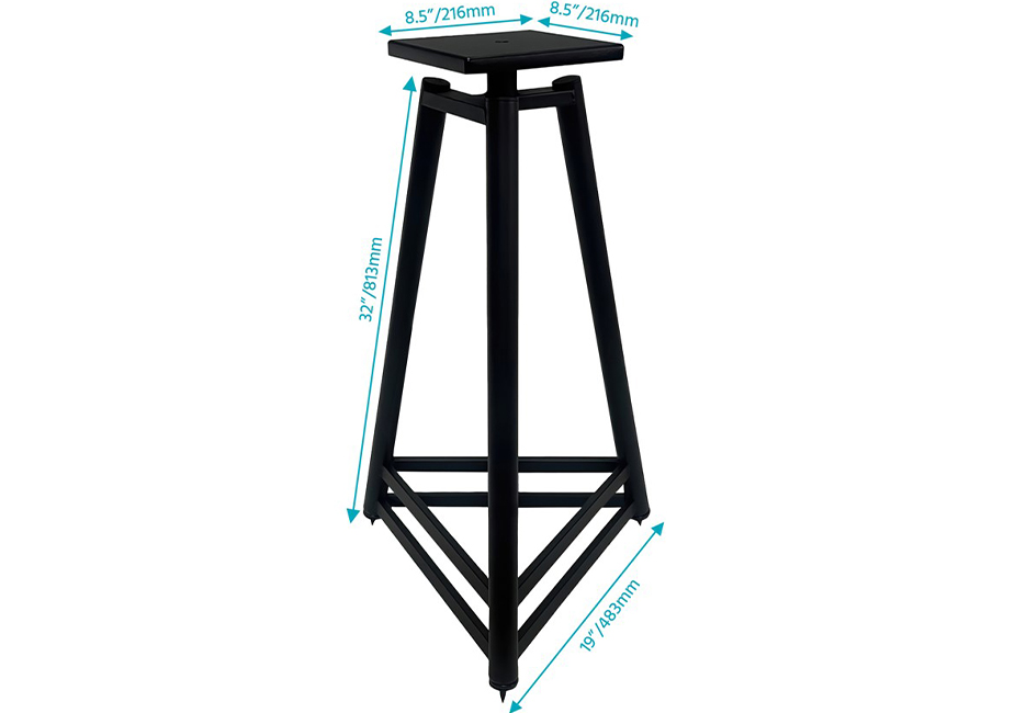 Monolith by Monoprice Easel Style Speaker Stand, 32in (Each