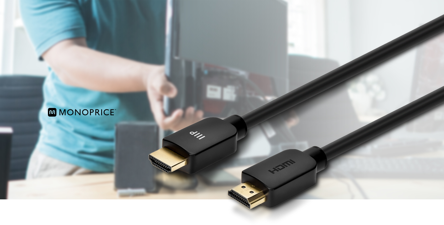 Monoprice 8K Certified Ultra High-Speed HDMI Cable - 8K60Hz