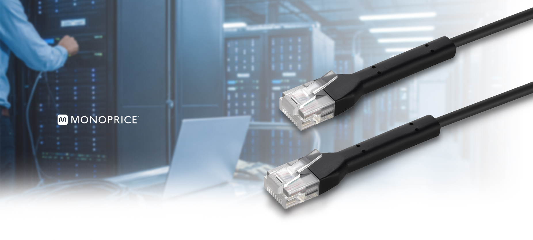 Monoprice Cat6 Ethernet Patch Cable - Bendable UTP 28AWG 5ft Black