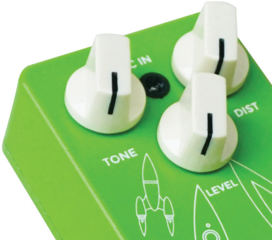Indio by Monoprice DS-6 True Bypass Analog Vintage Distortion Full