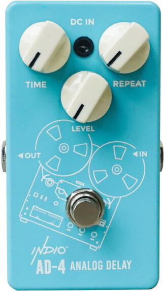 Indio by Monoprice AD-4 True Bypass Vintage Analog Delay