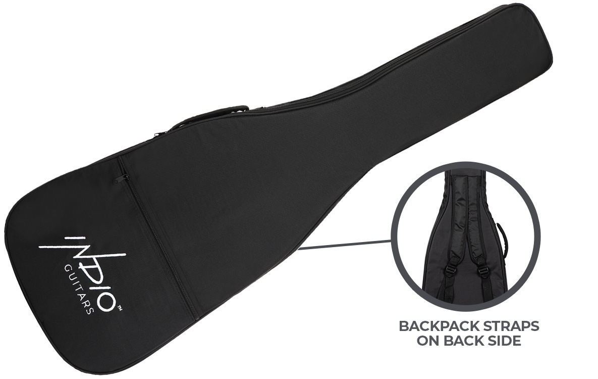 Indio by Monoprice Cali DLX Plus HSS Electric Guitar with Gig Bag