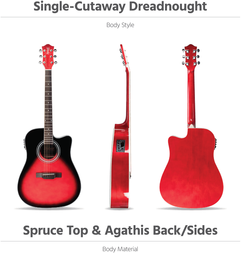 Idyllwild Foothill Acoustic-Electric Guitar