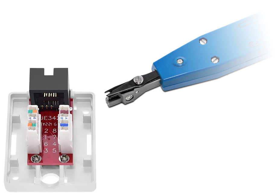 UMON様 Monoprice 1-Port Cat6 RJ45 Surface Mount Box - UL, Dual IDC