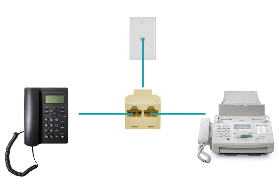 Bluetooth Landline Adapter Sourcing Map Pcs RJ11 6P4C To