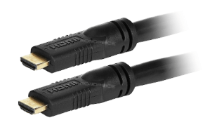 C2G 75ft Active High Speed HDMI Cable 4K HDMI Cable In Wall CL3 Rated 4K  30Hz MM HDMI cable HDMI male to HDMI male 75 ft black - Office Depot