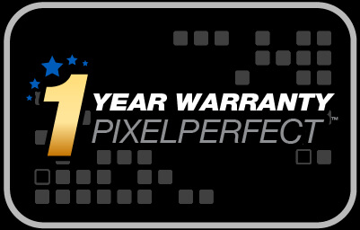 PixelPerfect Warranty. Forget about confusing guarantees that make you count dead pixels or figure which screen regions they occupy. You don't want any dead pixels on your display and we don't either, so for a period of one year we will replace any monitor that develops a dead pixel anywhere on screen.